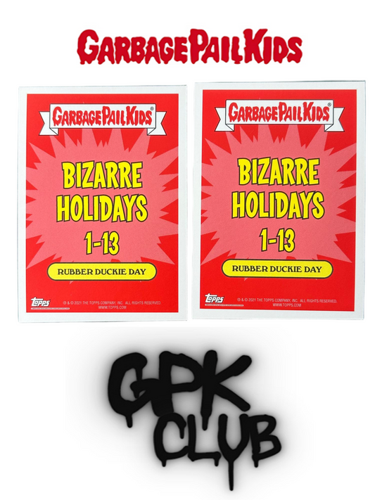 2020 Topps Garbage Pail Kids BIZARRE HOLIDAYS January 11a&11b (lots 2 cards)