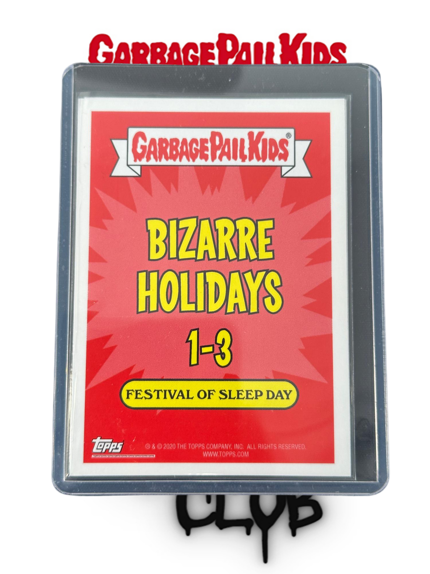 2020 Garbage Pail Kids BIZARRE HOLIDAYS 1a&1b&1b RED (lots 3 cards)