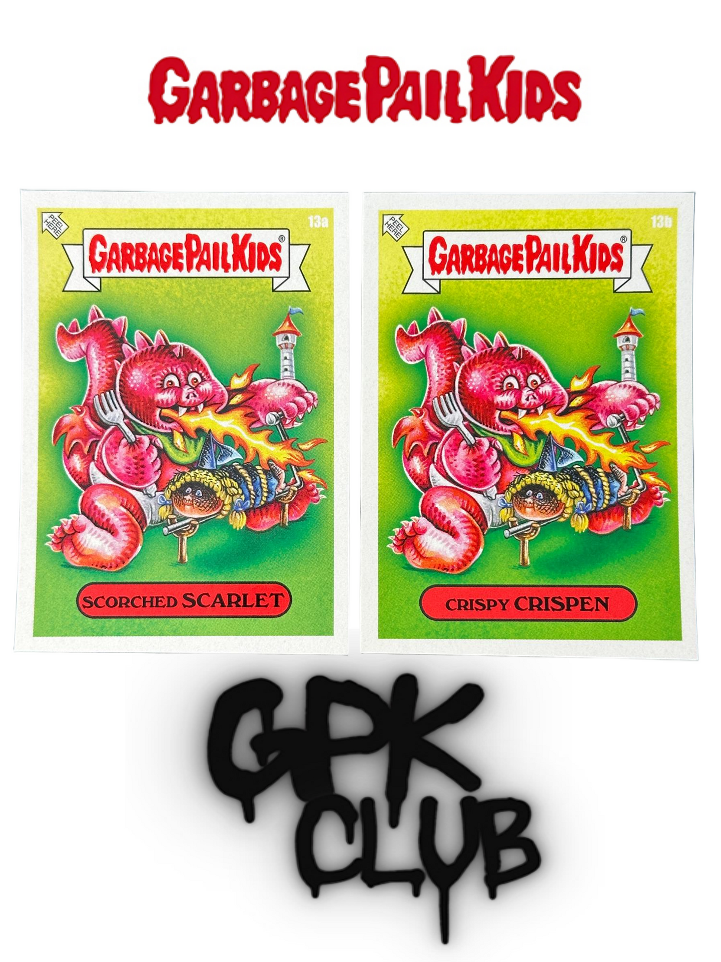 2020 Topps Garbage Pail Kids BIZARRE HOLIDAYS January 13a&13b (lots 2 cards)