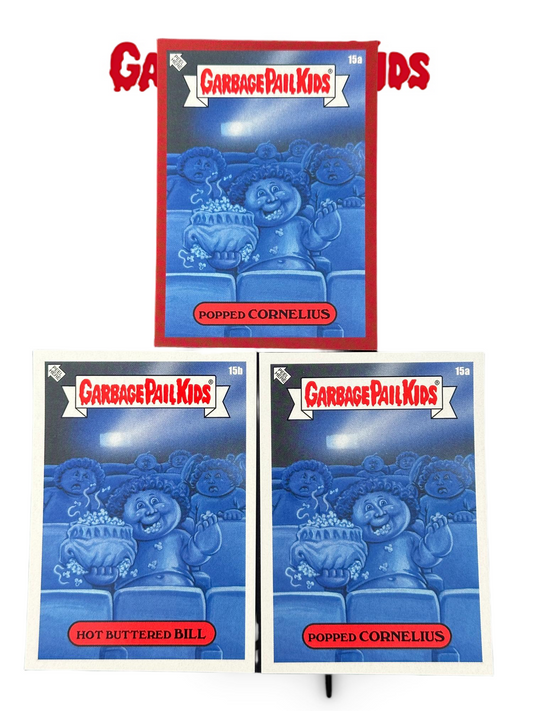 2020 Topps Garbage Pail Kids BIZARRE HOLIDAYS January 15a&15b&15a RED (lots 3 cards)
