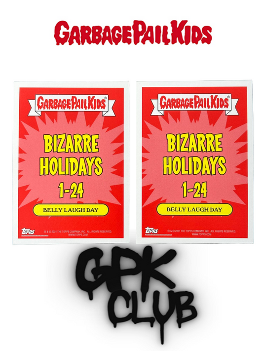 2020 Topps Garbage Pail Kids BIZARRE HOLIDAYS January 18a&18b (lots 2 cards)