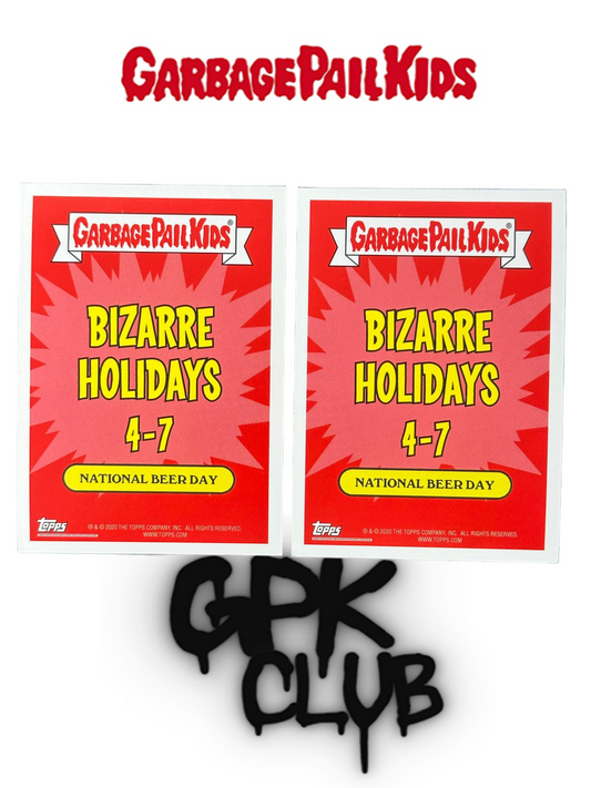 2020 Topps Garbage Pail Kids BIZARRE HOLIDAYS April 5a&5b (lots 2 cards)