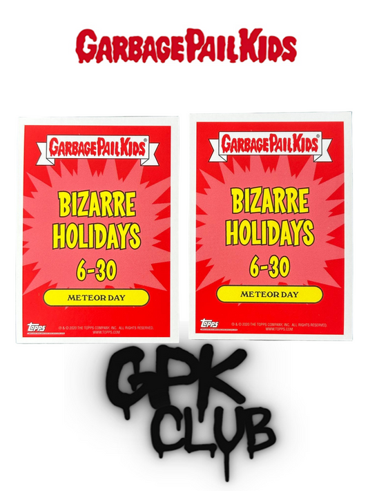 2020 Topps Garbage Pail Kids BIZARRE HOLIDAYS June 20a&20b (lots 2 cards)