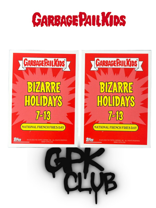 2020 Topps Garbage Pail Kids BIZARRE HOLIDAYS July 10a&10b (lots 2 cards)