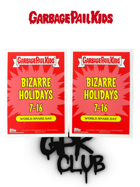 2020 Topps Garbage Pail Kids BIZARRE HOLIDAYS July 13a&13b (lots 2 cards)