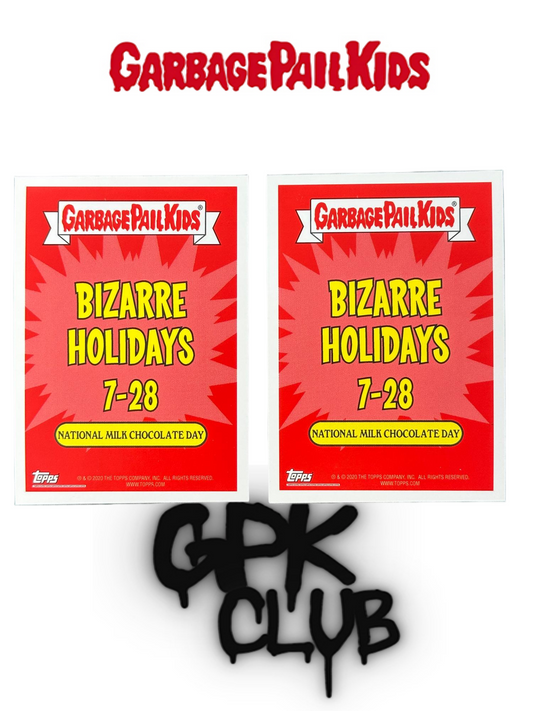 2020 Topps Garbage Pail Kids BIZARRE HOLIDAYS July 21a&21b (lots 2 cards)