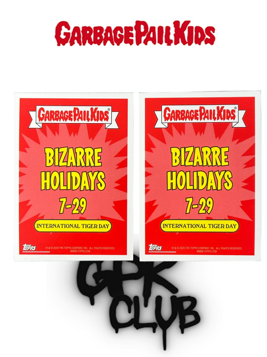 2020 Topps Garbage Pail Kids BIZARRE HOLIDAYS July 22a&22b (lots 2 cards)