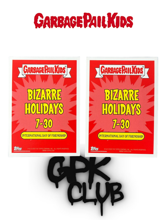2020 Topps Garbage Pail Kids BIZARRE HOLIDAYS July 24a&24b (lots 2 cards)