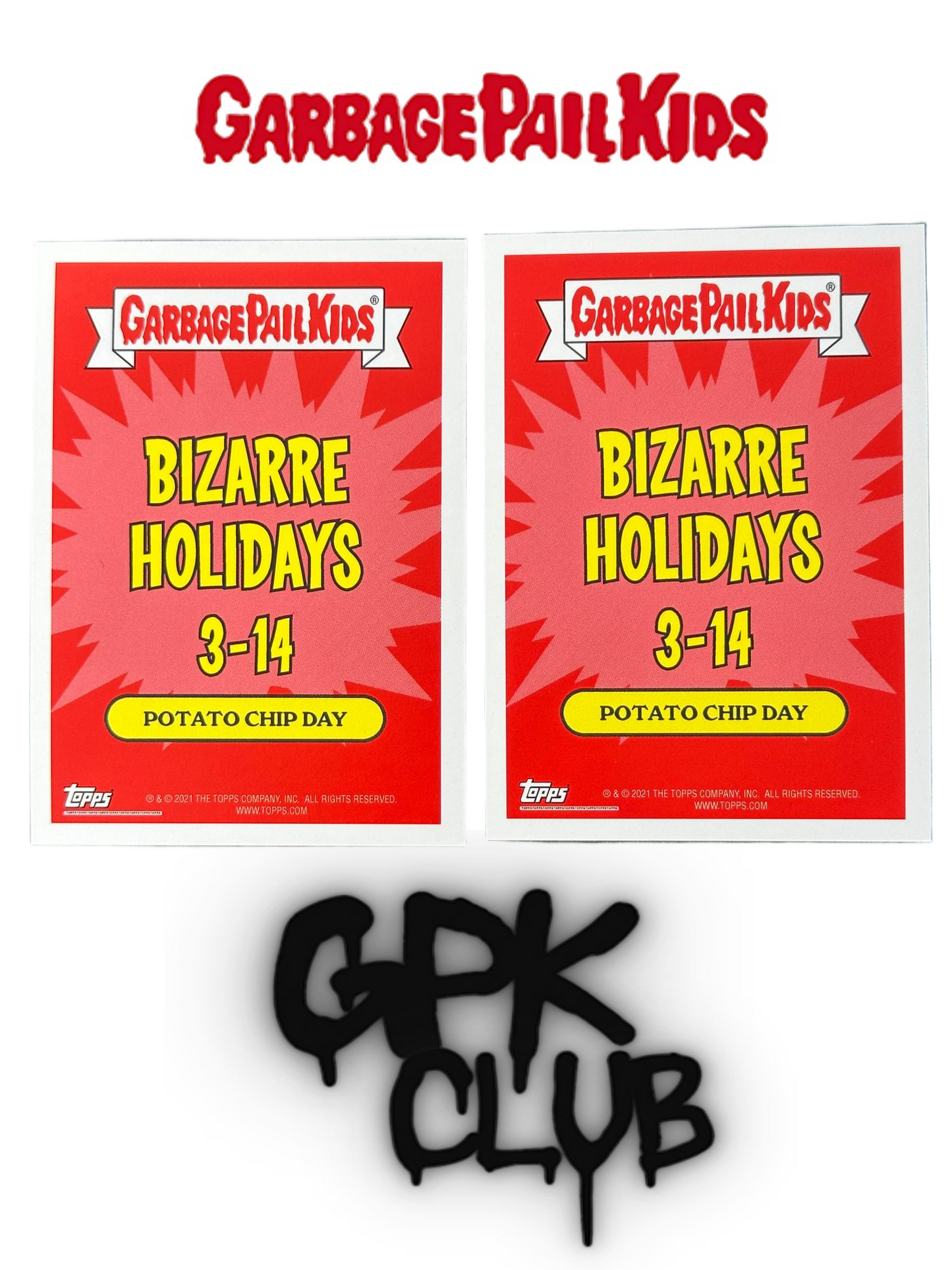 2020 Topps Garbage Pail Kids BIZARRE HOLIDAYS March 9a&9b (lots 2 cards)