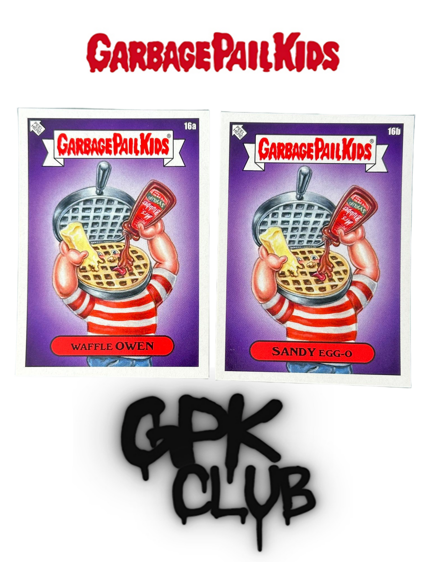 2020 Topps Garbage Pail Kids BIZARRE HOLIDAYS March 16a&16b (lots 2 cards)