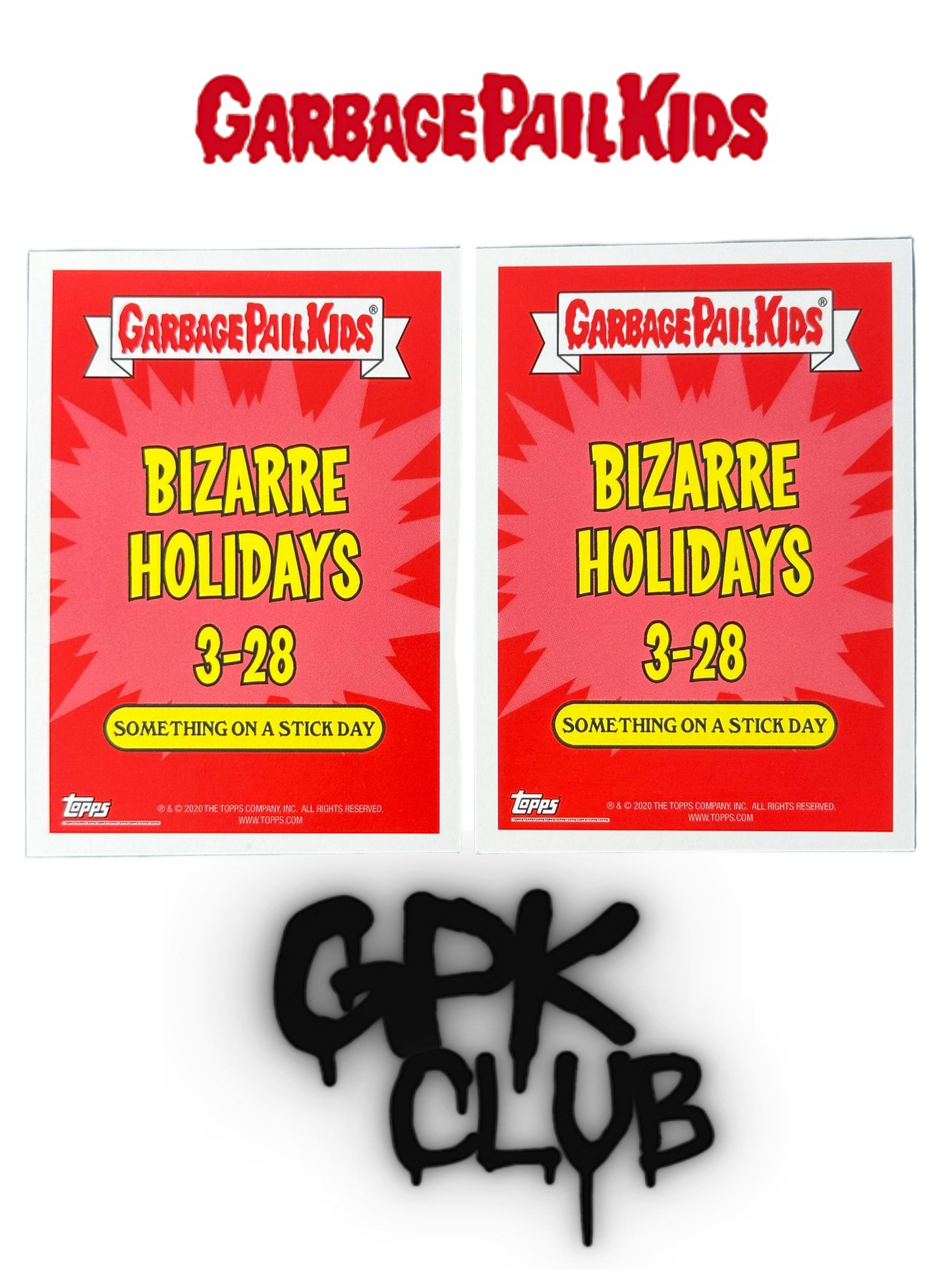 2020 Topps Garbage Pail Kids BIZARRE HOLIDAYS March 19a&19b (lots 2 cards)