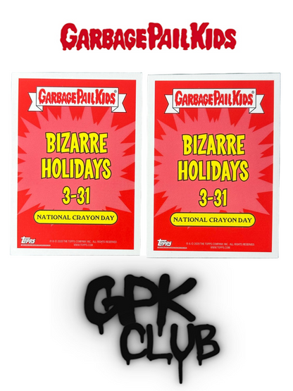 2020 Topps Garbage Pail Kids BIZARRE HOLIDAYS March 20a&20b (lots 2 cards)