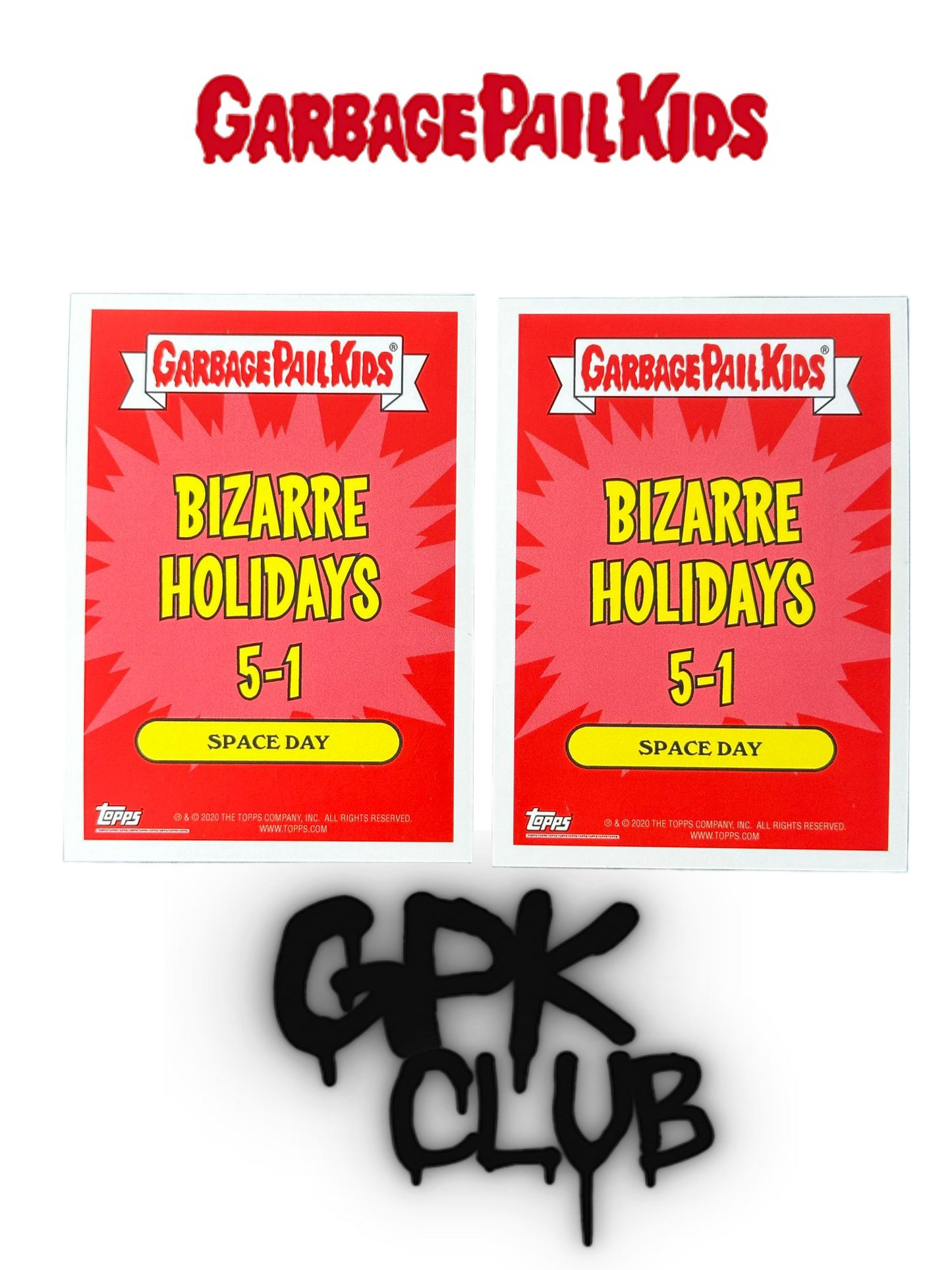 2020 Topps Garbage Pail Kids BIZARRE HOLIDAYS May 1a&1b (lots 2 cards)