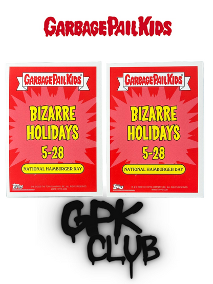 2020 Topps Garbage Pail Kids BIZARRE HOLIDAYS May 22a&22b (lots 2 cards)