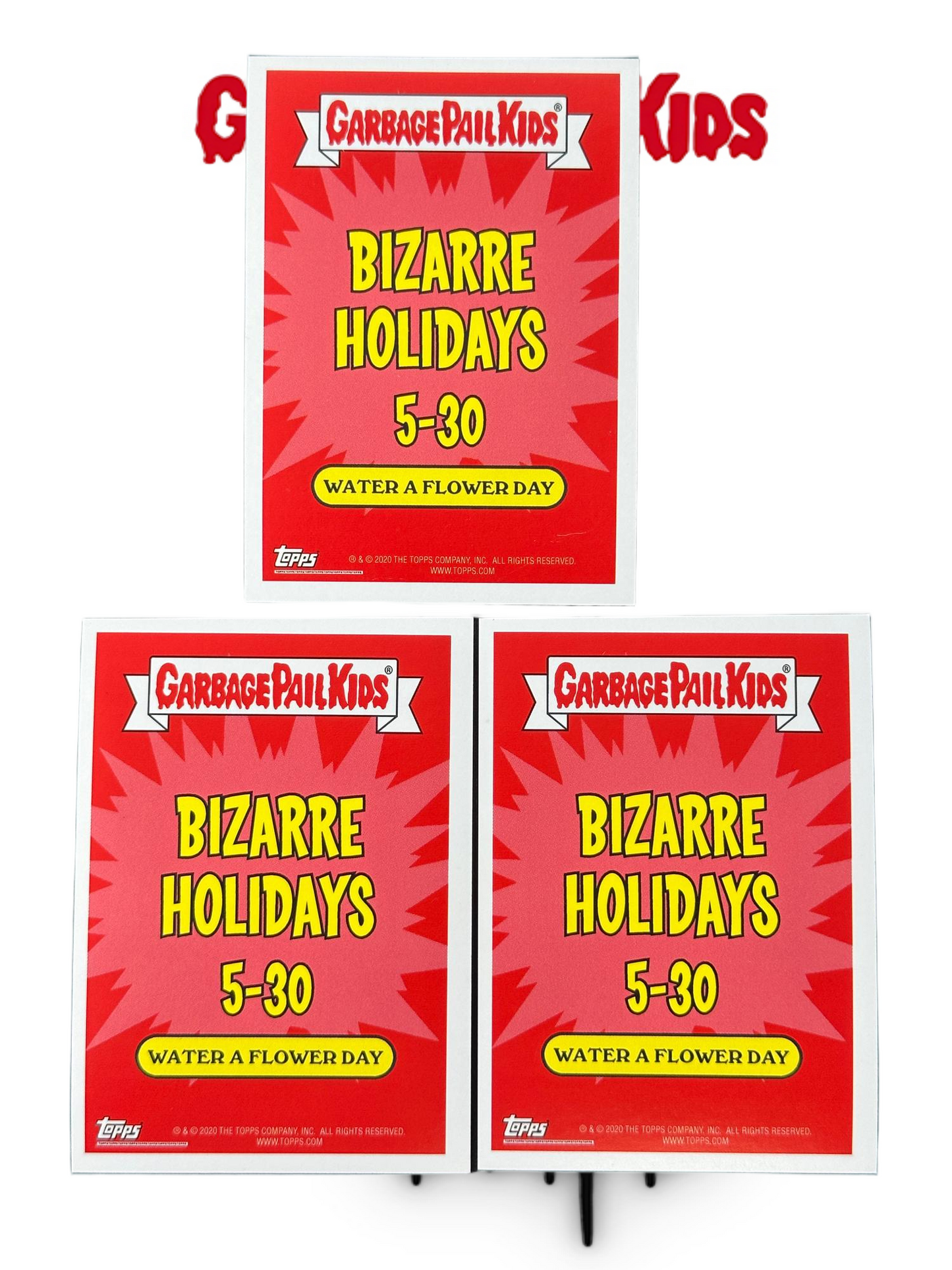 2020 Topps Garbage Pail Kids BIZARRE HOLIDAYS May 24a&24b&24a GREEN (lots 3 cards)