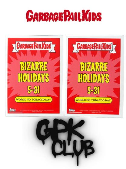 2020 Topps Garbage Pail Kids BIZARRE HOLIDAYS May 25a&25b (lots 2 cards)