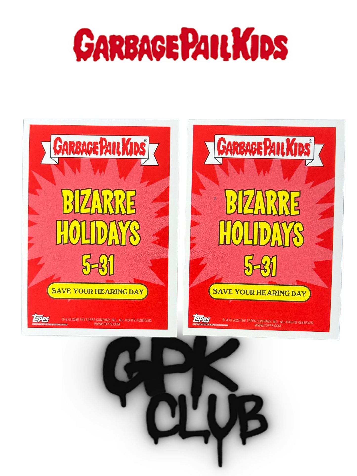 2020 Topps Garbage Pail Kids BIZARRE HOLIDAYS May 23a&23b (lots 2 cards)