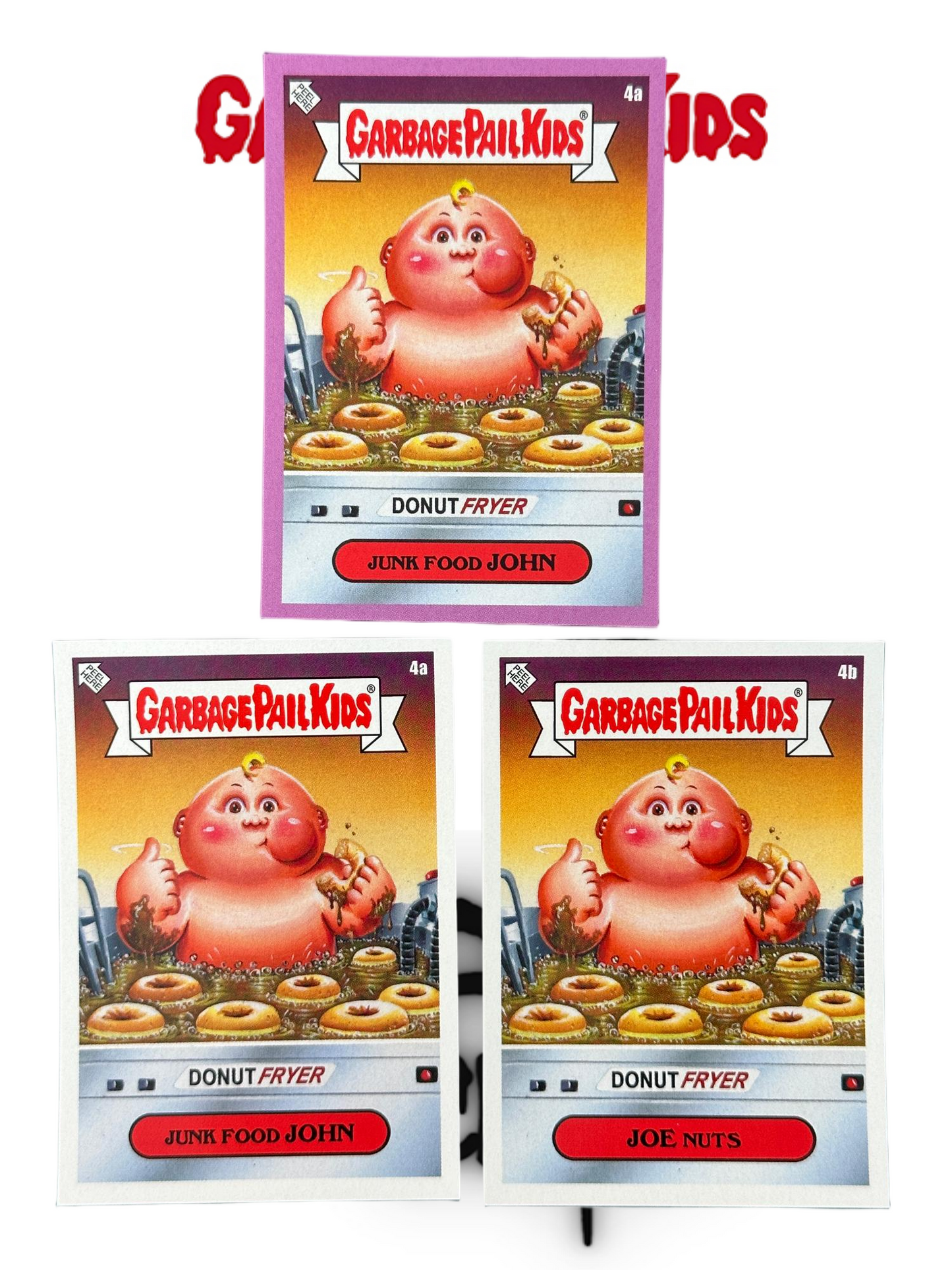 2020 Topps Garbage Pail Kids BIZARRE HOLIDAYS June 4a&4b&PURPLE (lots 3 cards)