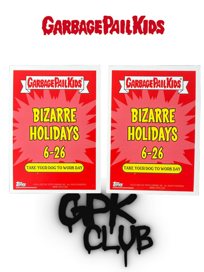 2020 Topps Garbage Pail Kids BIZARRE HOLIDAYS June 17a&17b (lots 2 cards)